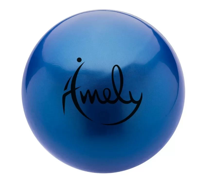 Фото Мяч для художественной гимнастики 15 см Amely AGB-301 синий УТ-00019931 со склада магазина СпортСЕ