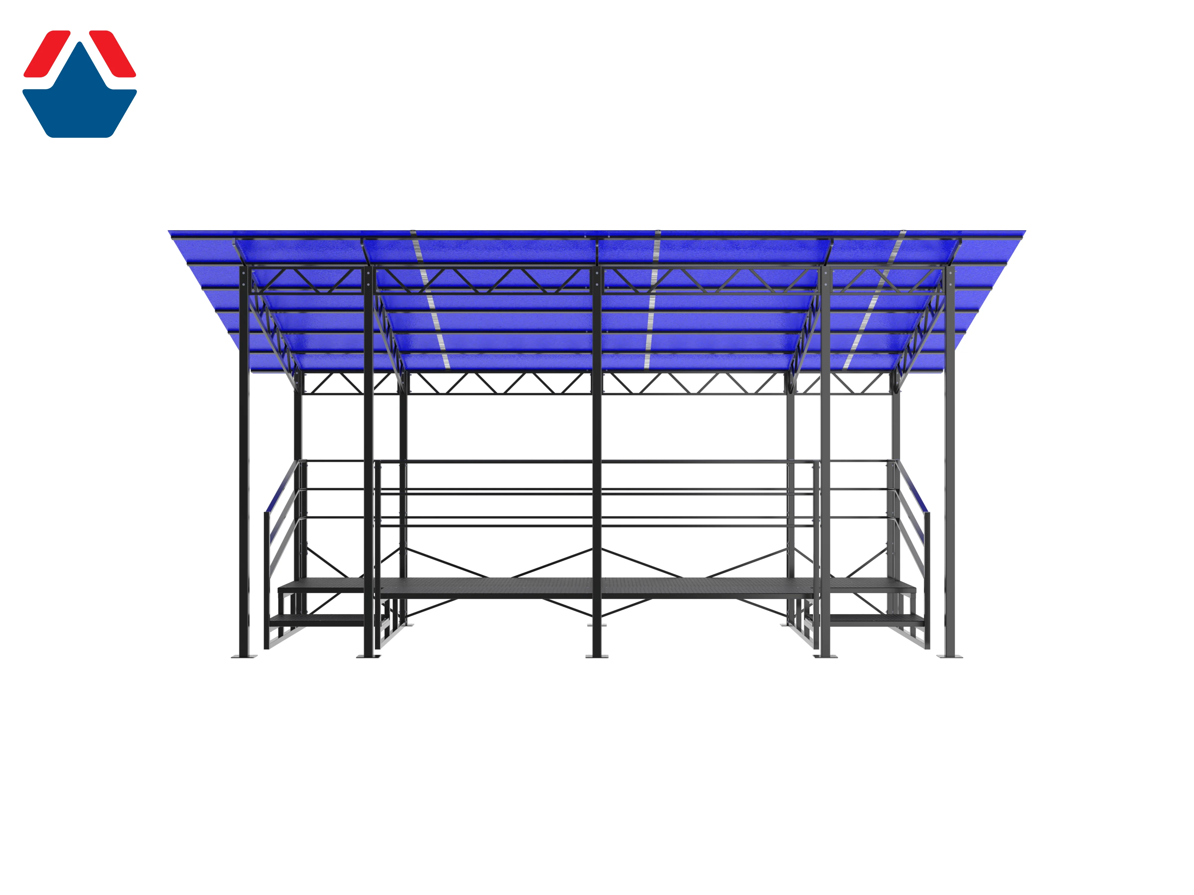  Трибуна судейская  (с навесом из поликарбоната) по низким ценам в Томске и Северске