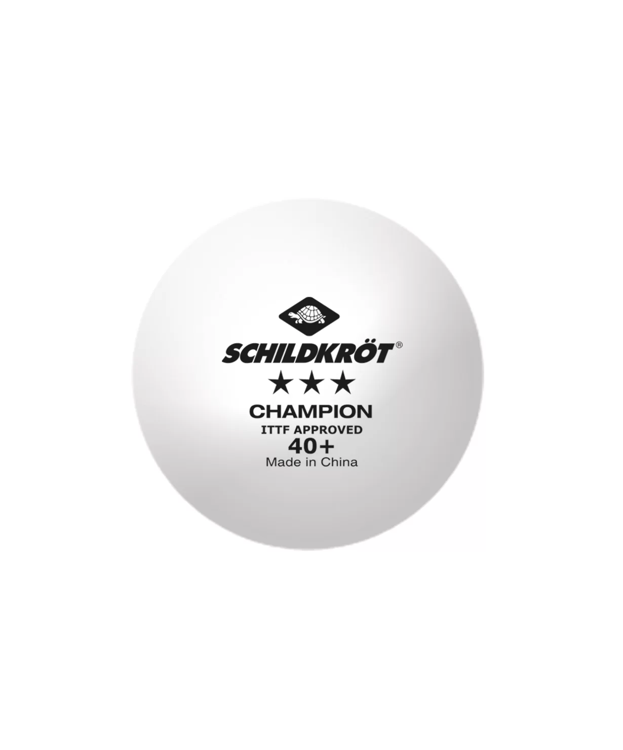 Фото Мяч для настольного тенниса Schildkröt 3* Champion ITTF белый 3 шт УТ-00016062 со склада магазина СпортСЕ