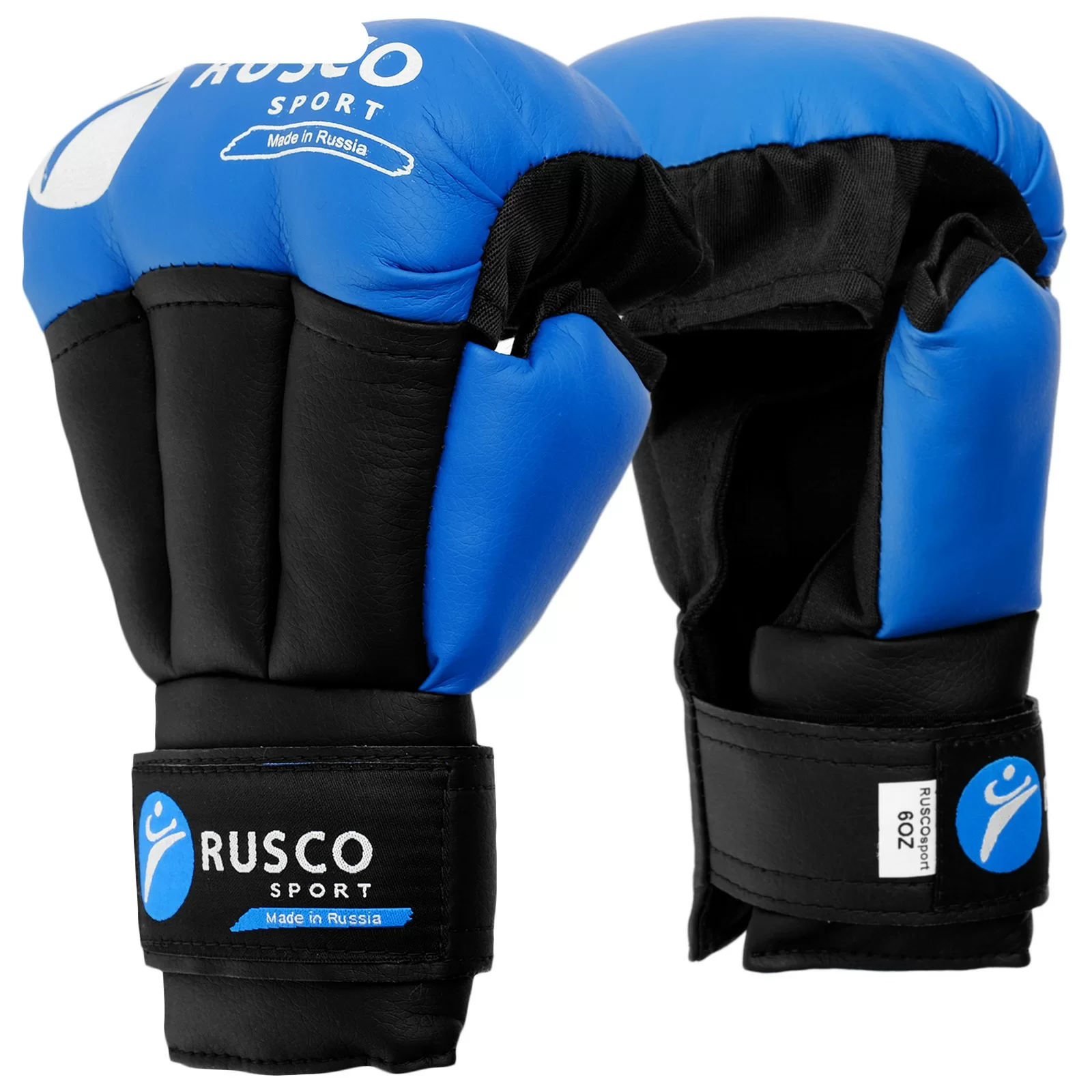 Фото Перчатки для рукопашного боя Rusco Sport синие со склада магазина СпортСЕ