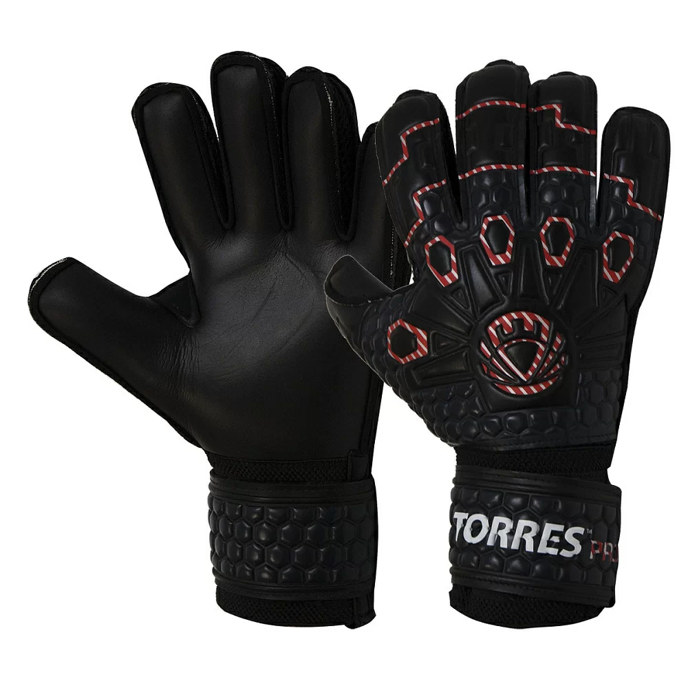 Фото Перчатки вратарские Torres Pro черно-бело-красный FG05217 со склада магазина СпортСЕ