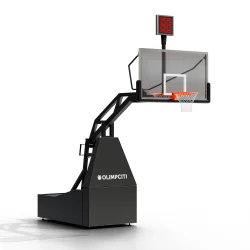 Стойка баскетбольная мобильная складная PRO, вынос 2250 с односторонним табло атаки