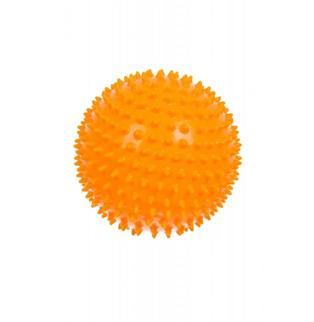 Фото Мяч массажный ёжик 8.5 см оранжевый со склада магазина СпортСЕ