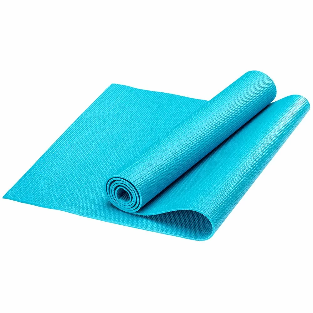 Фото Коврик для йоги 173*61*1.0 см HKEM112-10-SKY PVC голубой 10019479 со склада магазина СпортСЕ