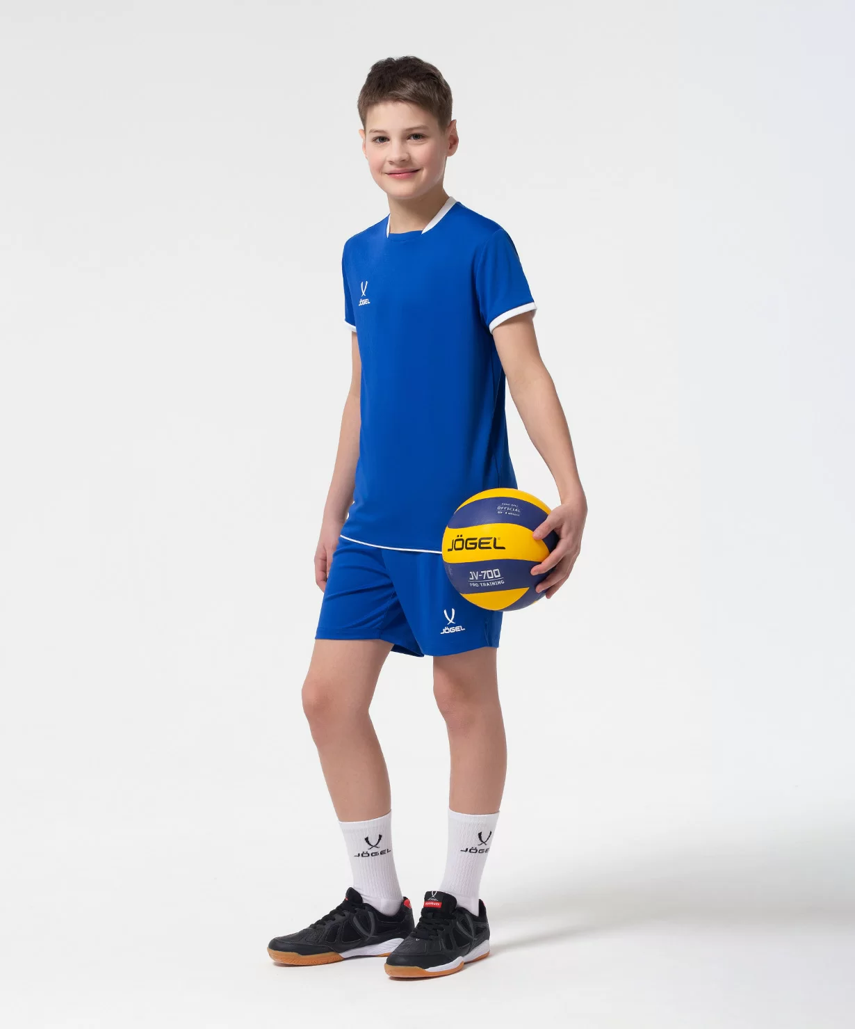 Фото Футболка волейбольная Camp, синий, детский со склада магазина СпортСЕ