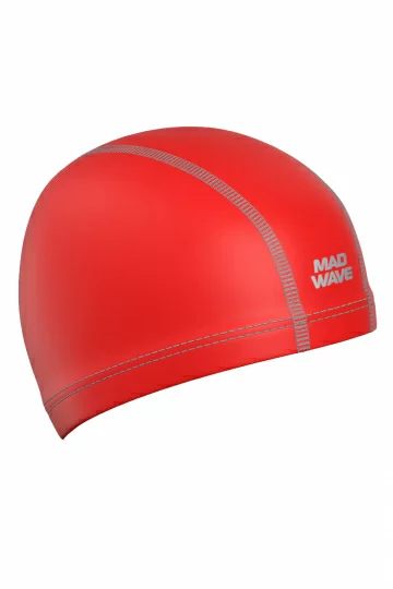 Фото Шапочка для плавания Mad Wave Ergofit Lycra red M0527 01 0 05W со склада магазина СпортСЕ