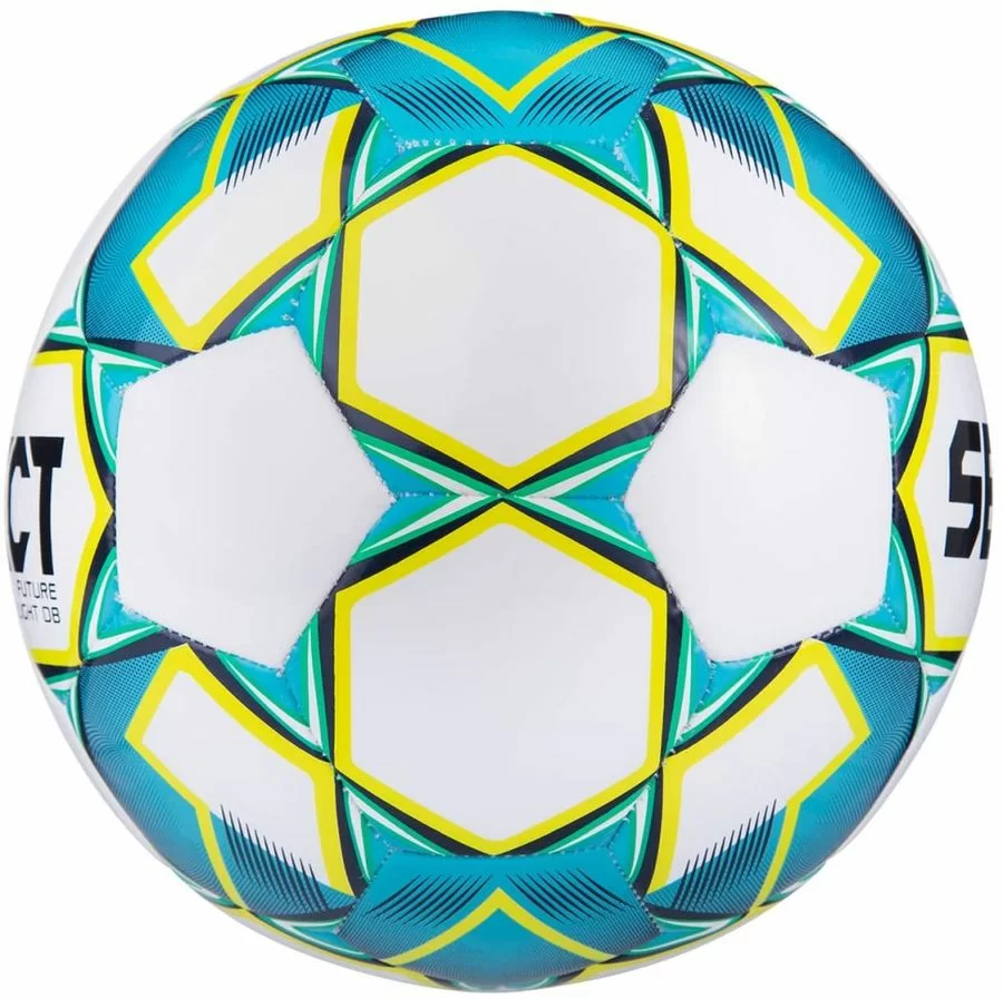 Фото Мяч футбольный Select Future Light DB №4 белый/бирюзовый/желтый 811119 со склада магазина СпортСЕ