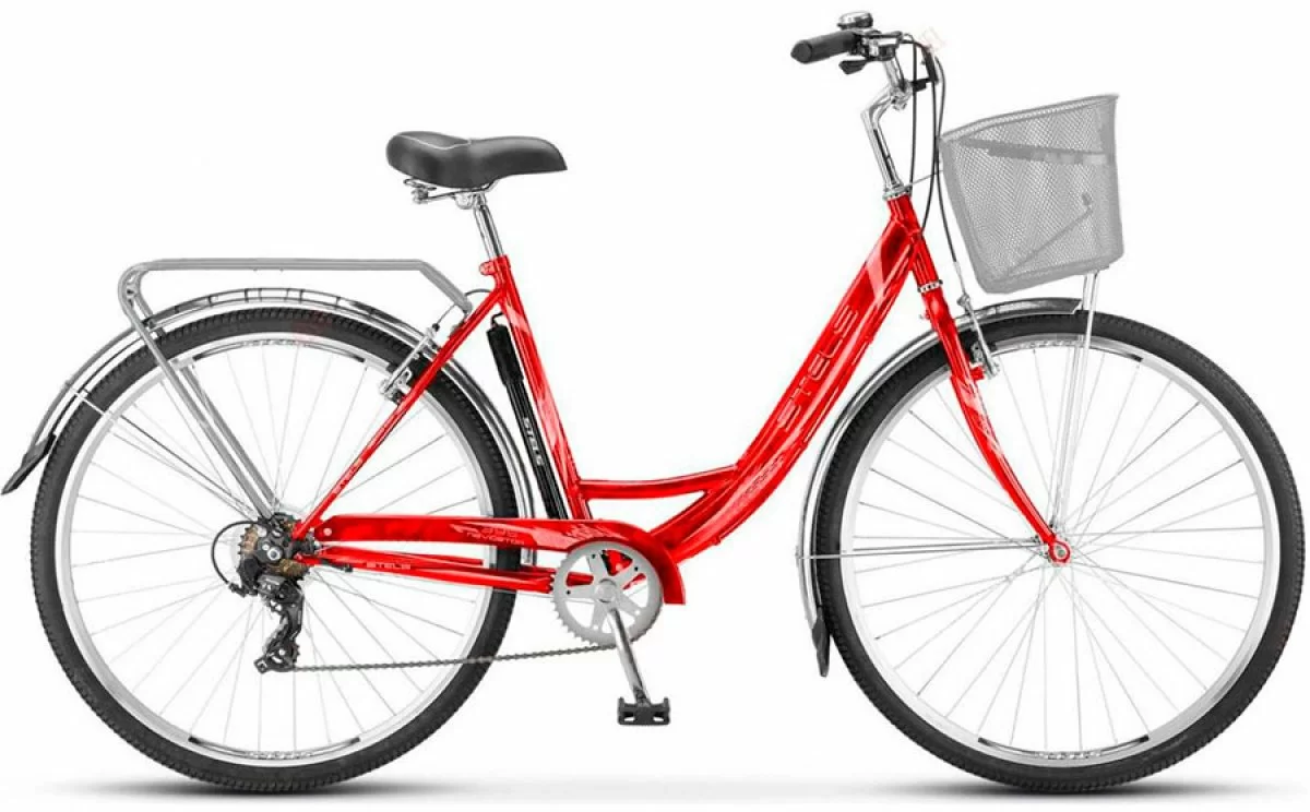 Фото Велосипед Stels Navigator-395 28" (2018) красный Z010 со склада магазина СпортСЕ