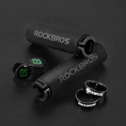Грипсы Rockbros с замком,  черные RB_BT1001BKBK