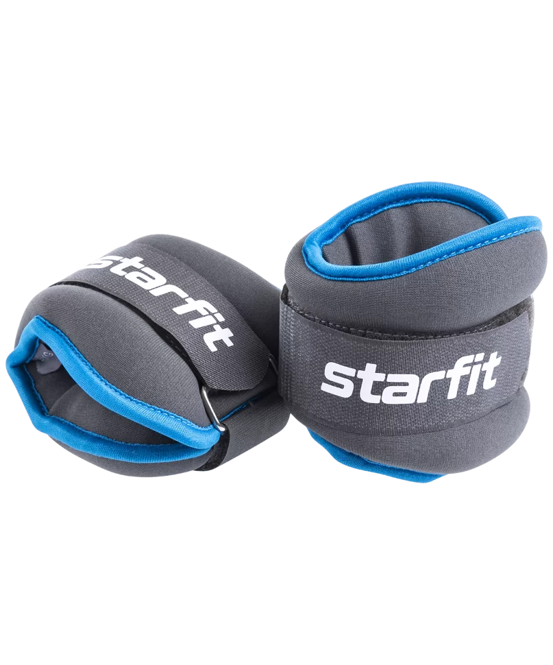  Утяжелители 0.5 кг х 2 шт StarFit WT-501 универсальные черно-синий УТ-00016669 по низким ценам в Томске и Северске