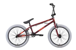 Велосипед Stark Madness BMX 3 (2025) бордовый/оранжевый/серый