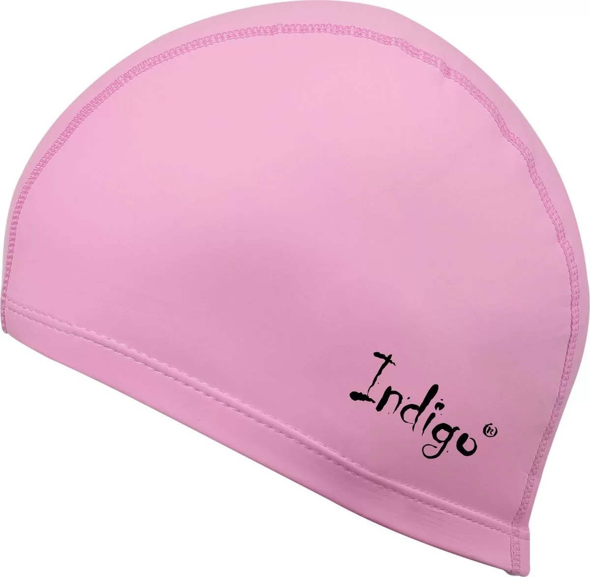 Фото Шапочка для плавания Indigo ткань прорезиненная с PU пропиткой розовая IN048 со склада магазина СпортСЕ