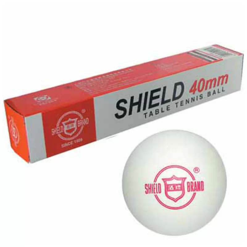 Фото U Мяч для настольного тенниса Shield 40мм бел 1840E со склада магазина СпортСЕ