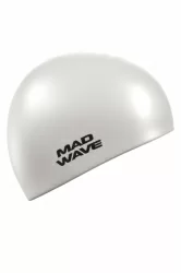 Шапочка для плавания Mad Wave Intensiv Big white M0531 12 2 02W