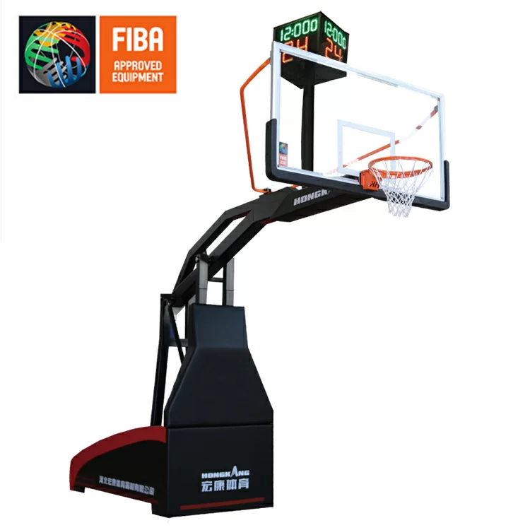 Фото Стойка баскетбольная мобильная 1002. Сертификат FIBA-2024 со склада магазина СпортСЕ