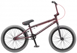 Велосипед BMX TechTeam Grasshoper 20" (2021) красно-серый