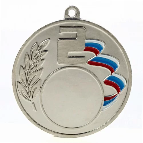Фото Медаль 50мм PR серебро 004.02 со склада магазина СпортСЕ