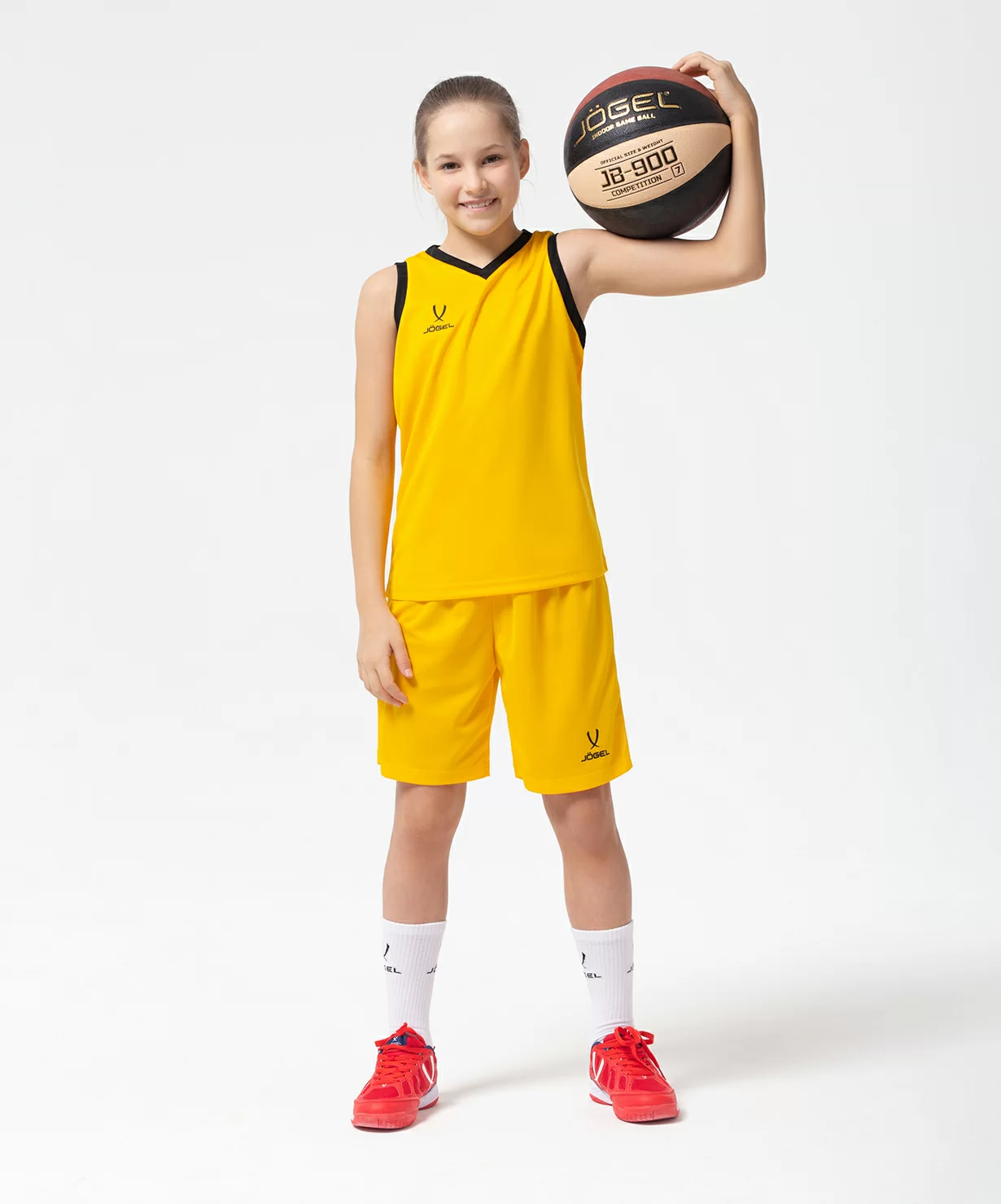 Фото Шорты баскетбольные Camp Basic, желтый, детский со склада магазина СпортСЕ