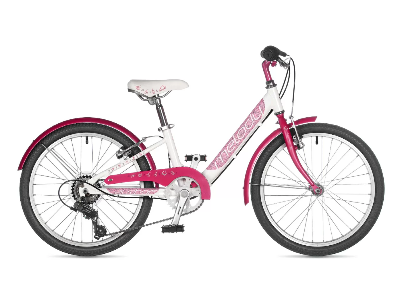 Фото Велосипед детский AUTHOR Melody 2022 Бело-розовый со склада магазина СпортСЕ