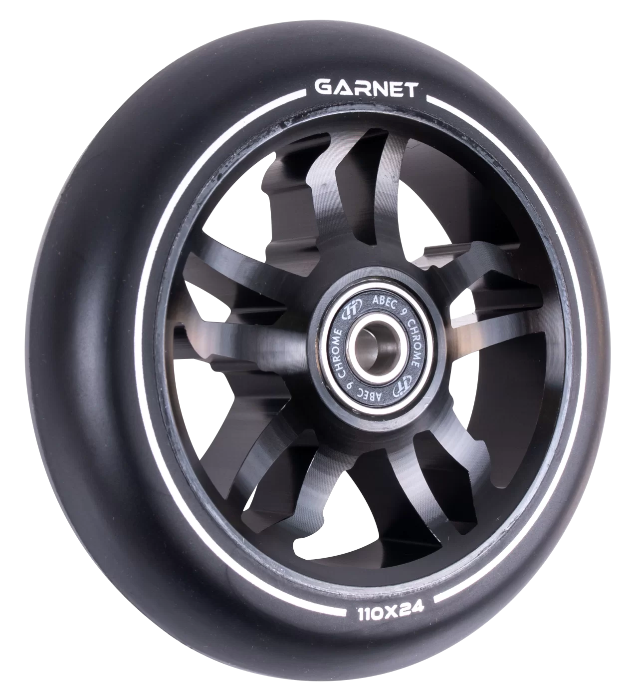  Колесо для самоката TechTeam X-Treme 110*24мм Garnet black по низким ценам в Томске и Северске