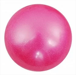 Мяч для художественной гимнастики 19 см 420 г металлик розовый AB2801B
