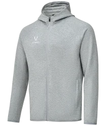 Худи на молнии JÖGEL ESSENTIAL Athlete Hooded FZ Jacket, серый, детский