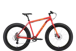 Велосипед Stark Fat 26.3 D(2024)  красный/оранжевый
