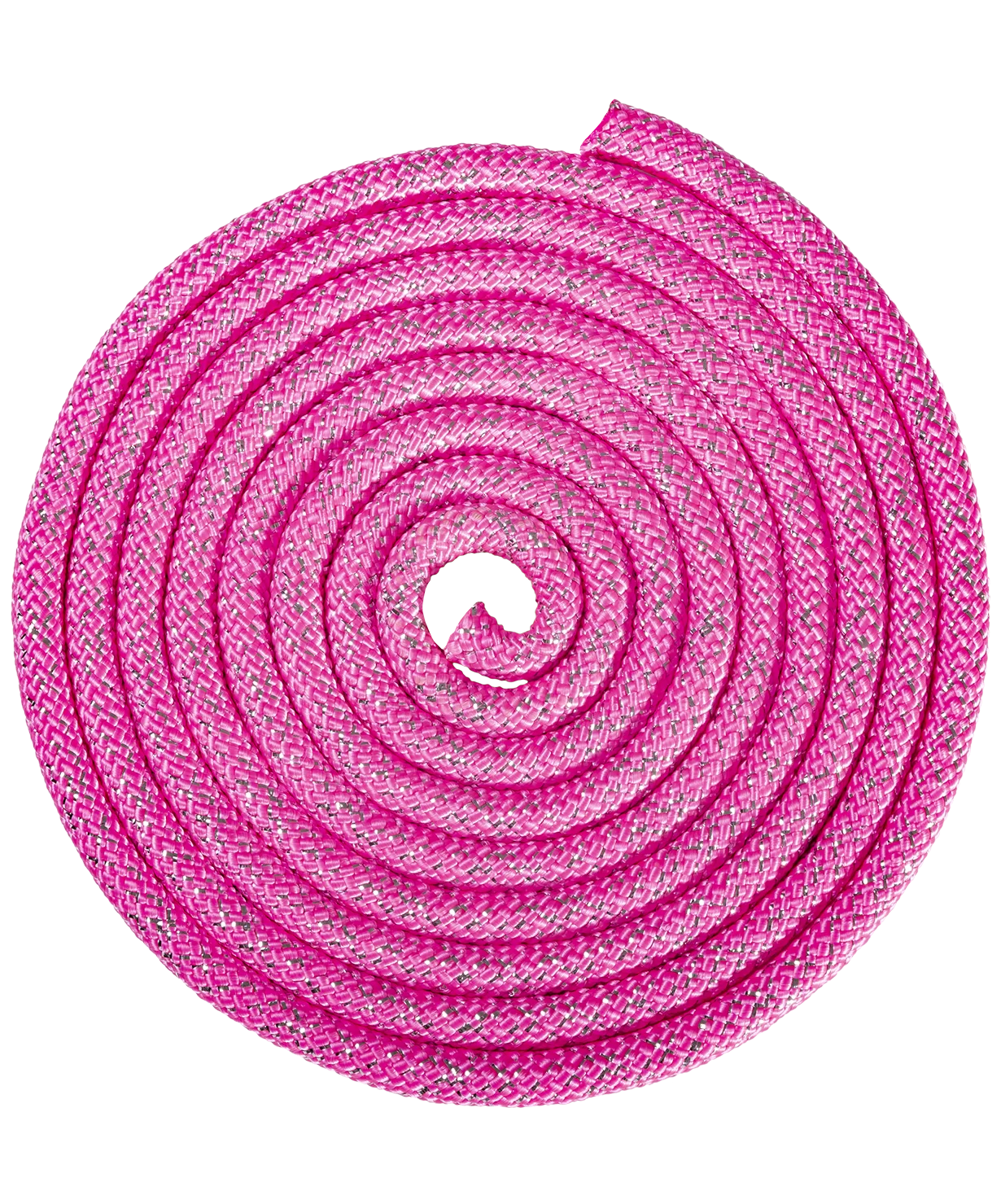 Фото Скакалка гимнастическая 3 м Amely RGJ-403 розовый/серебряный, с люрексом УТ-00018217 со склада магазина СпортСЕ