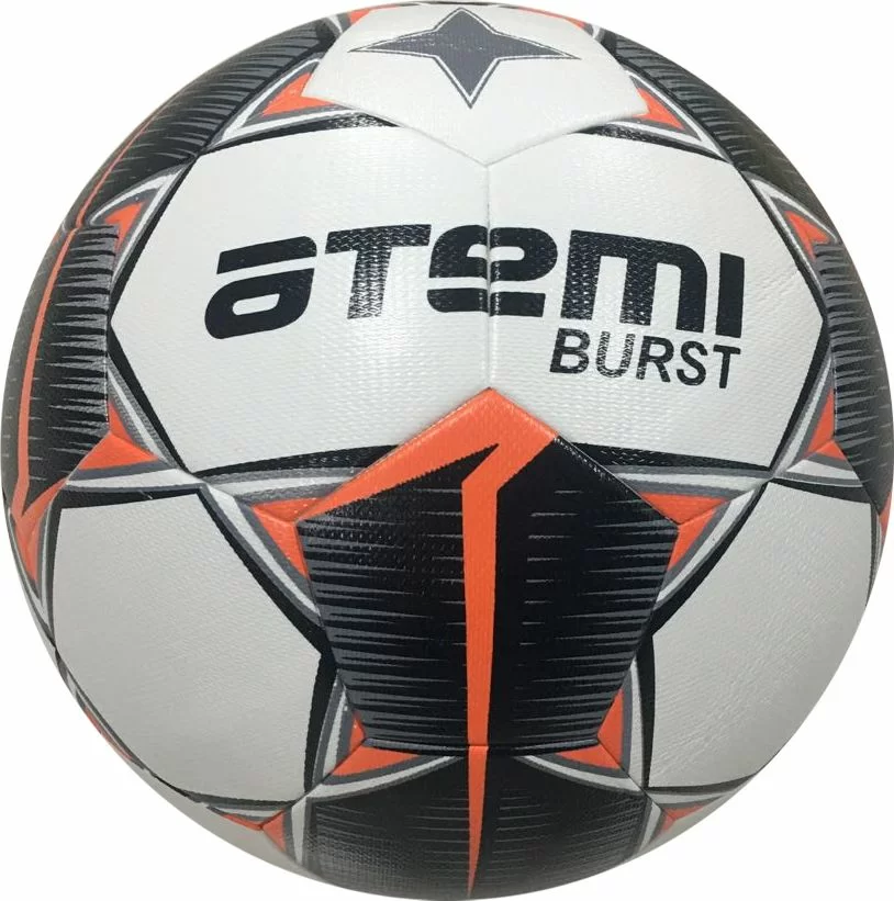 Мяч футбольный Atemi Burst №5 белый/черн/красн Мяч футбольный Atemi Burst №5 белый/черн/красн по низким ценам в Томске и Северске