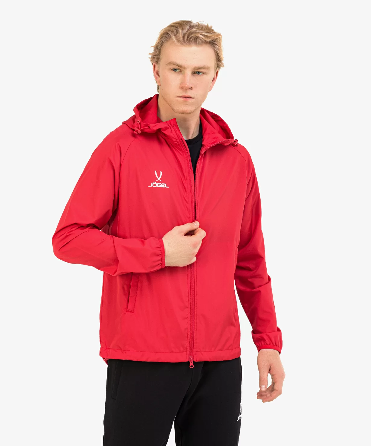 Фото Куртка ветрозащитная CAMP Rain Jacket, красный со склада магазина СпортСЕ