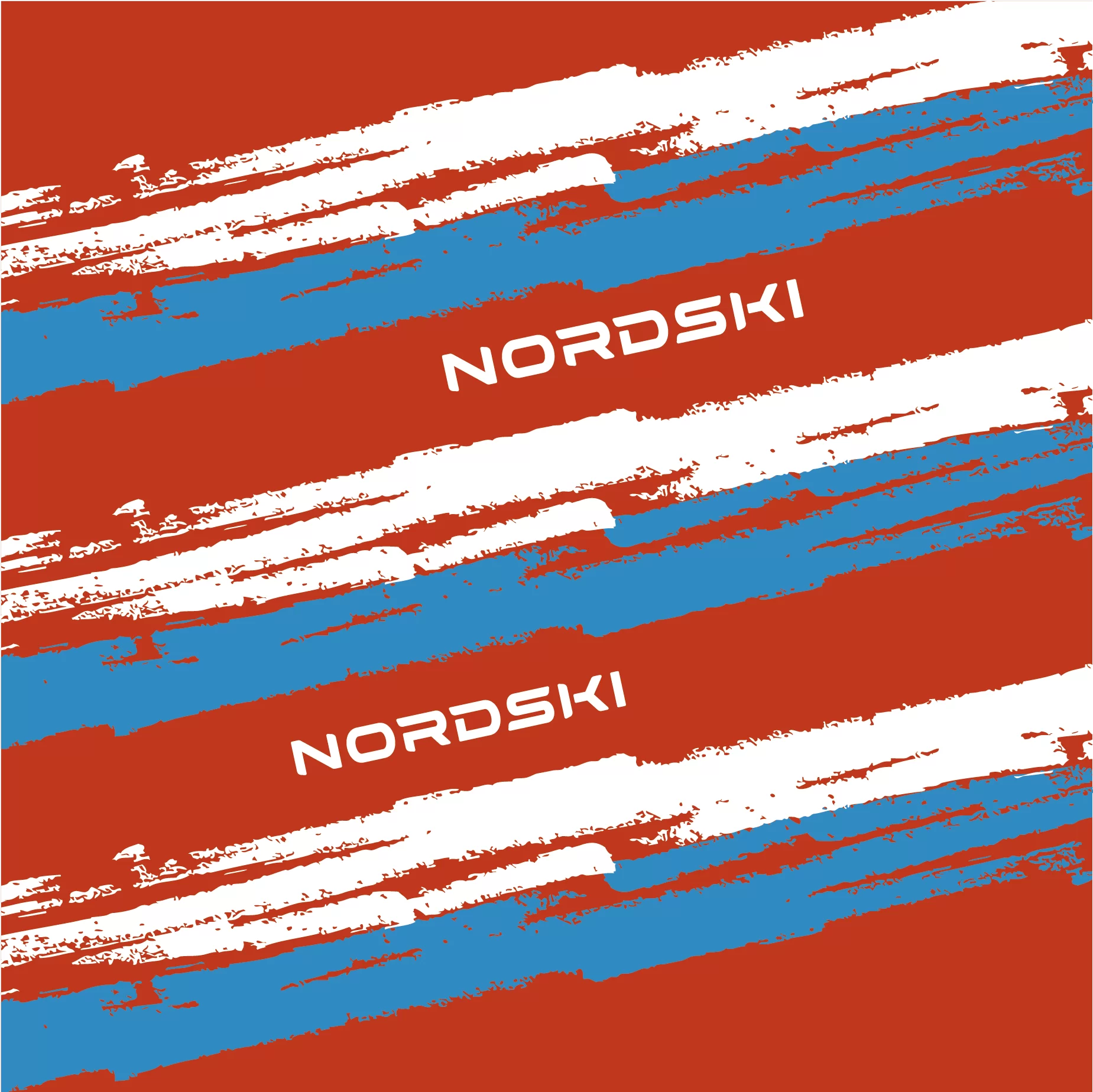 Фото Баф Nordski Stripe Red/Blue NSV409987 со склада магазина СпортСЕ