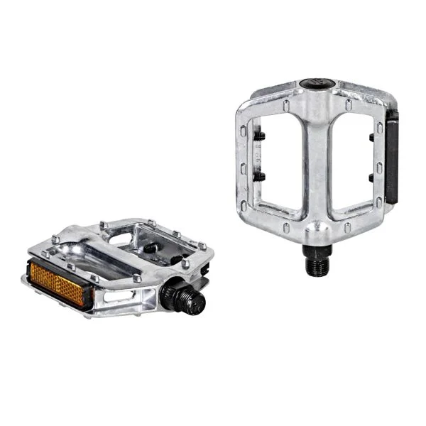  Педали STG FP-925, платформа, алюм, ось 9/16", насып. Подшип. Серебр по низким ценам в Томске и Северске