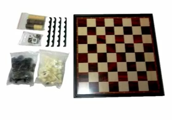 Фото Набор игр (3в1)  (шашки, шахматы, нарды) магнит-пластик 47710 со склада магазина СпортСЕ