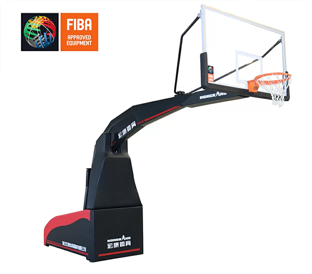 Фото Стойка баскетбольная мобильная 1001. Сертификат FIBA-2024 со склада магазина СпортСЕ