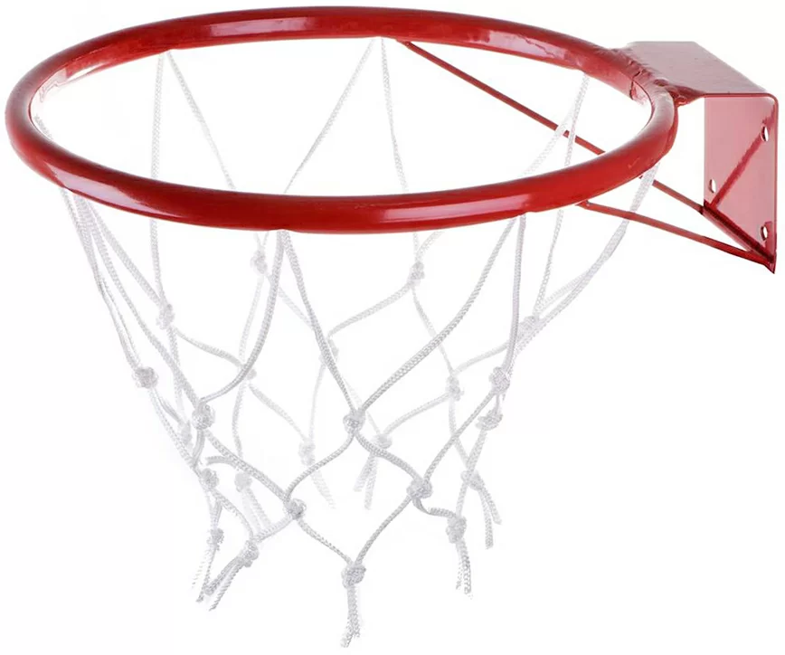 Фото Кольцо баскетбольное №3 d=295мм с упором и сеткой  КБ31 со склада магазина СпортСЕ