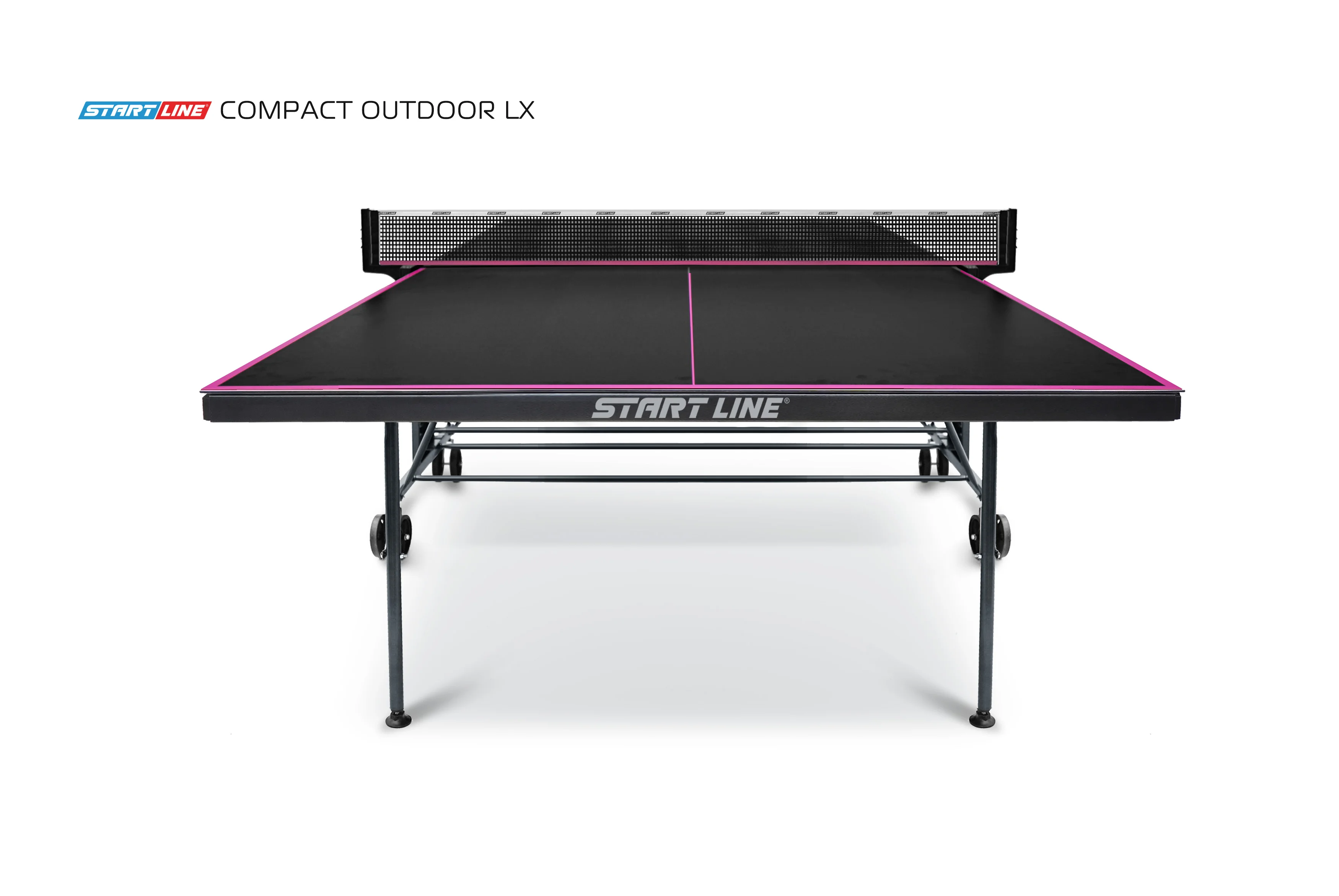  Стол теннисный Compact-2 LX Всепогодный Black по низким ценам в Томске и Северске