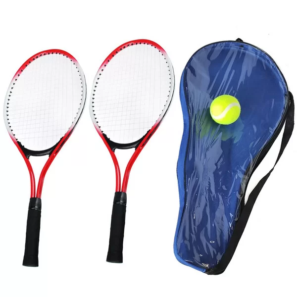 Фото Набор для большого тенниса Мини (2 ракетки, чехол+мяч) E33484 10020130 со склада магазина СпортСЕ