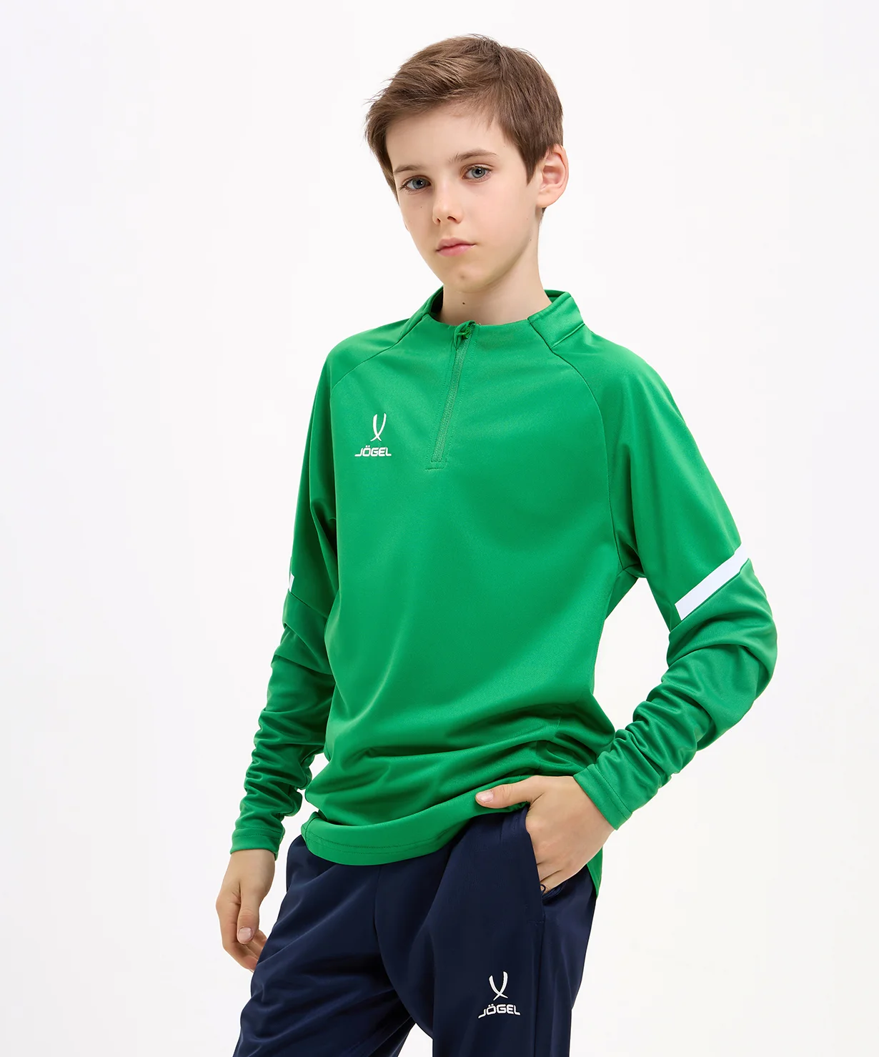  Джемпер тренировочный CAMP 2 Training Top, зеленый, детский по низким ценам в Томске и Северске