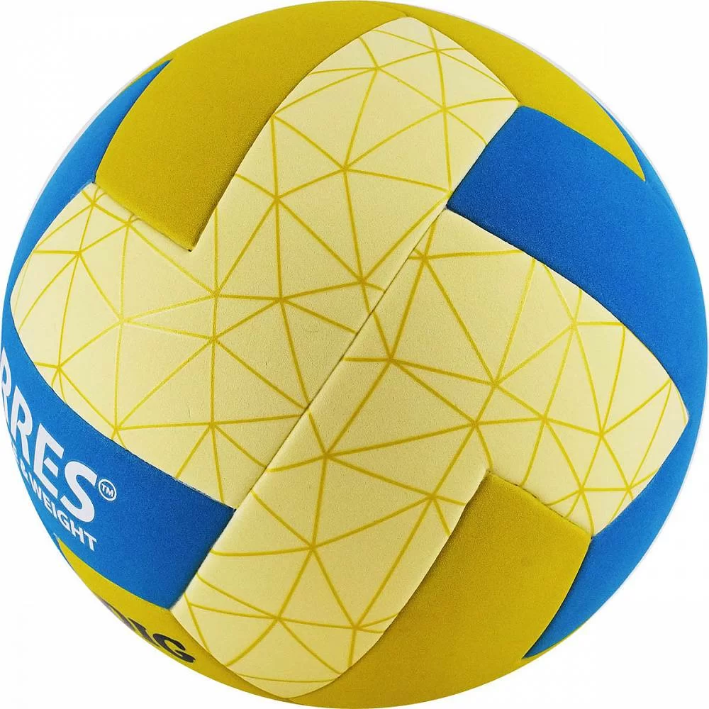 Фото Мяч волейбольный Torres Dig р.5 синт.кожа клееный горчично-бирюзово-бежевый V22145 со склада магазина СпортСЕ