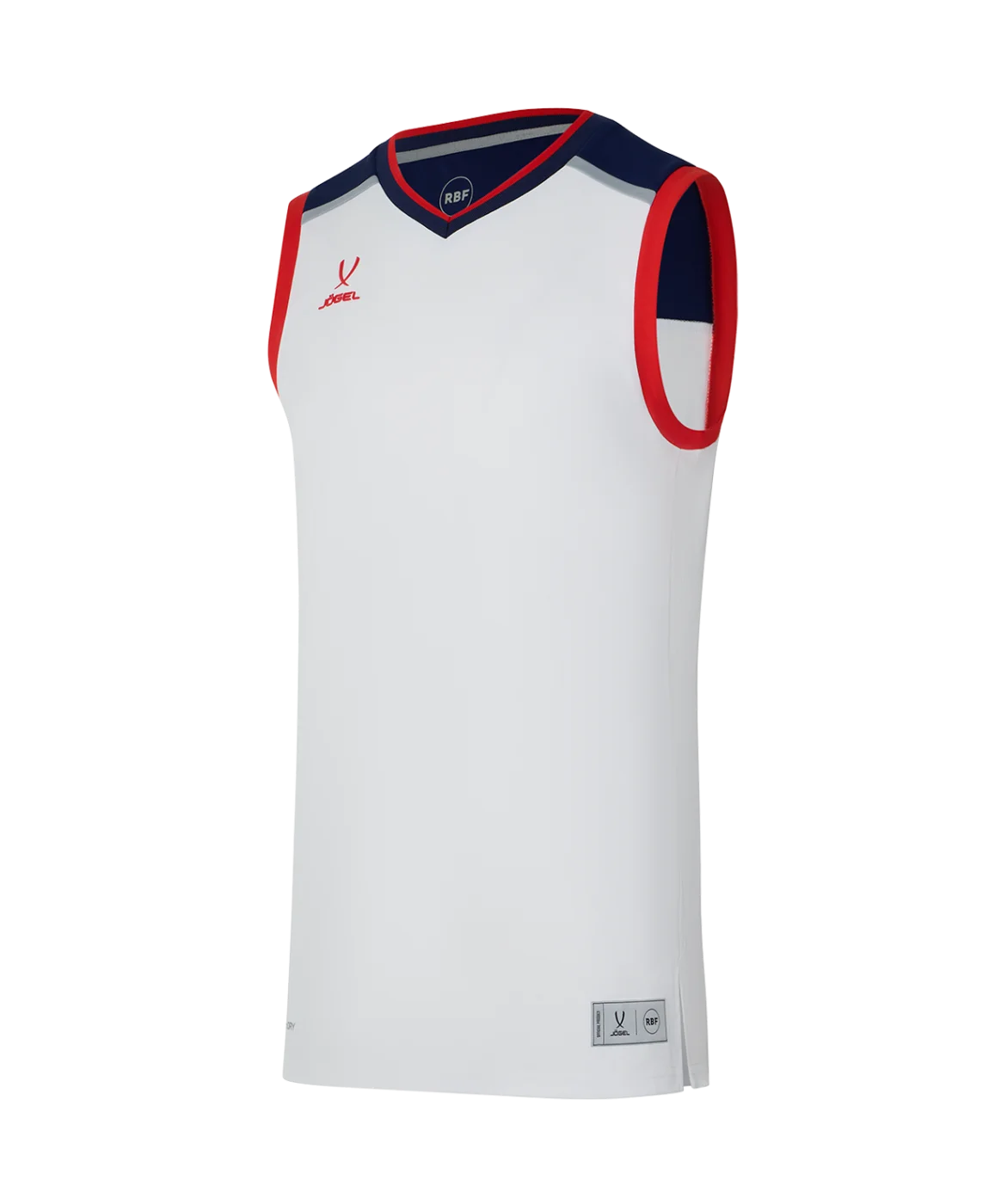  Майка баскетбольная JOGEL DIVISION PerFormDRY RBF Jersey, белый по низким ценам в Томске и Северске