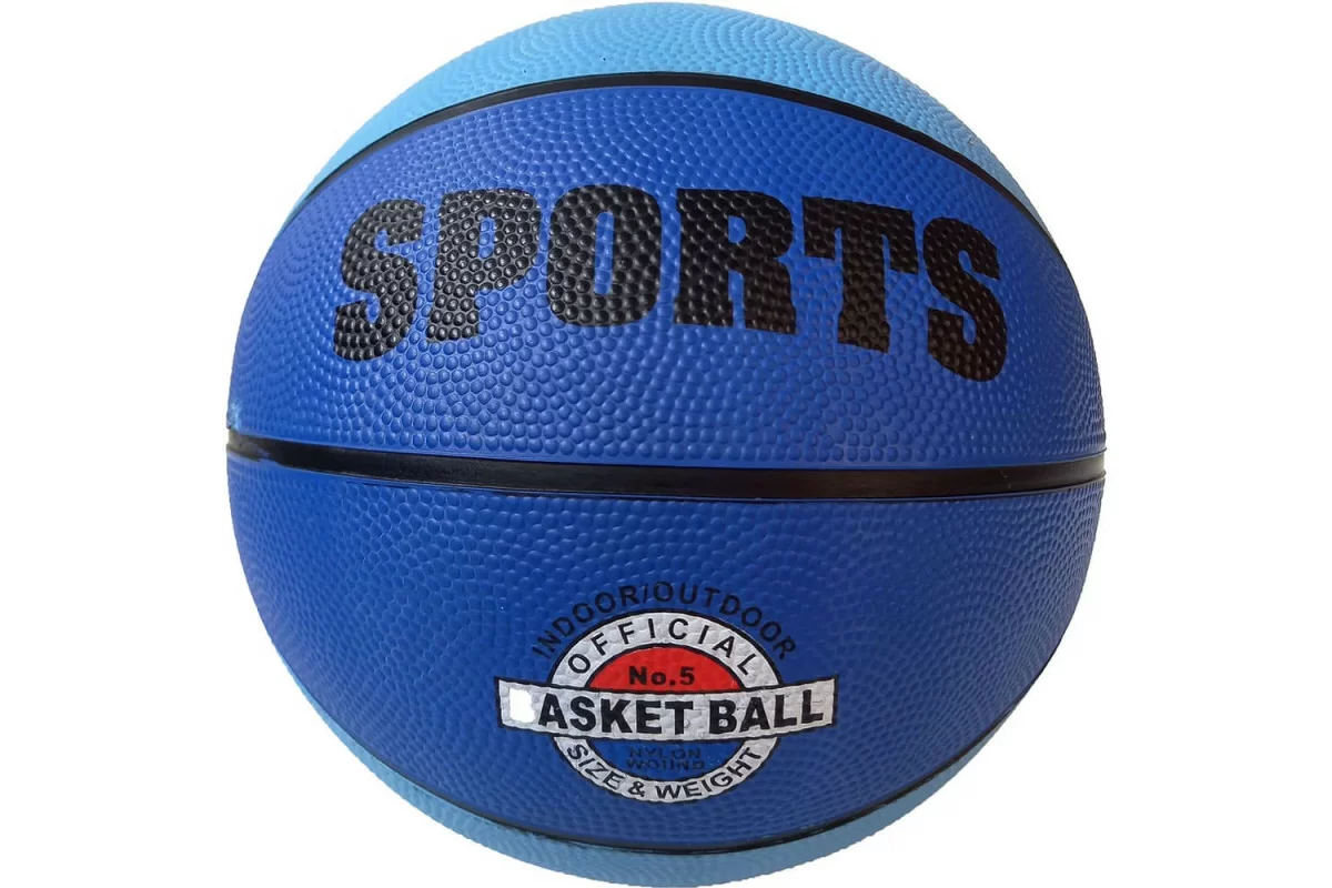 Фото Мяч баскетбольный B32224-2 №7 голубой/синий 10021854 со склада магазина СпортСЕ