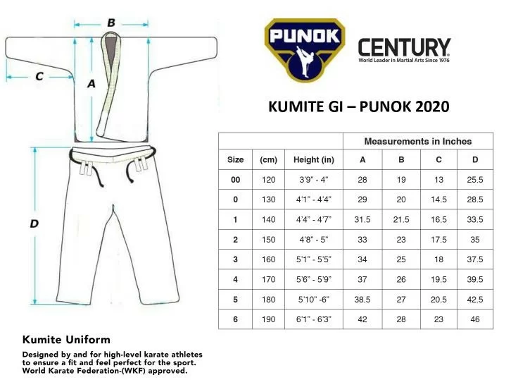 Кимоно профессиональное для кумите WKF Century, разм.5 0446-100-050 Кимоно профессиональное для кумите WKF Century, разм.5 0446-100-050 по низким ценам в Томске и Северске