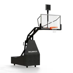 Стойка баскетбольная мобильная складная PRO, вынос 2250 с односторонним табло атаки