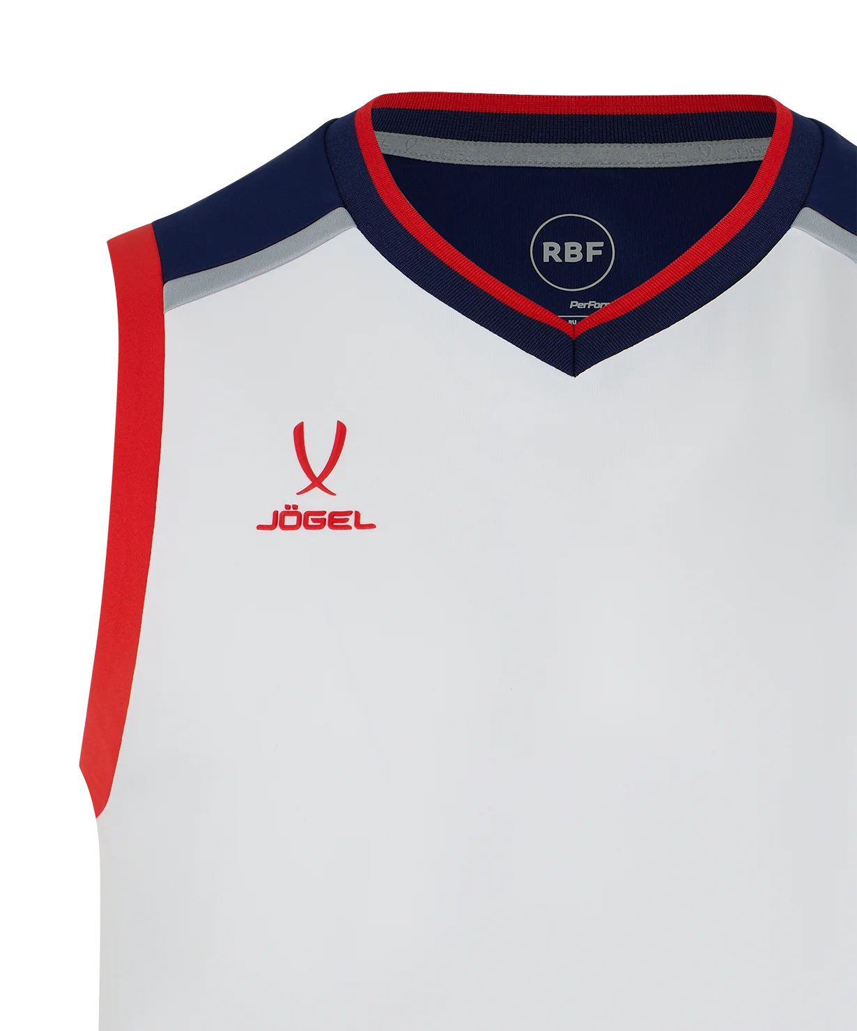  Майка баскетбольная JOGEL DIVISION PerFormDRY RBF Jersey, белый по низким ценам в Томске и Северске