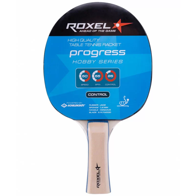 Фото Ракетка для настольного тенниса Roxel Hobby Progress коническая УТ-00015354 со склада магазина СпортСЕ