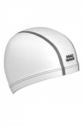 Шапочка для плавания Mad Wave Ergofit Lycra white M0527 01 0 02W