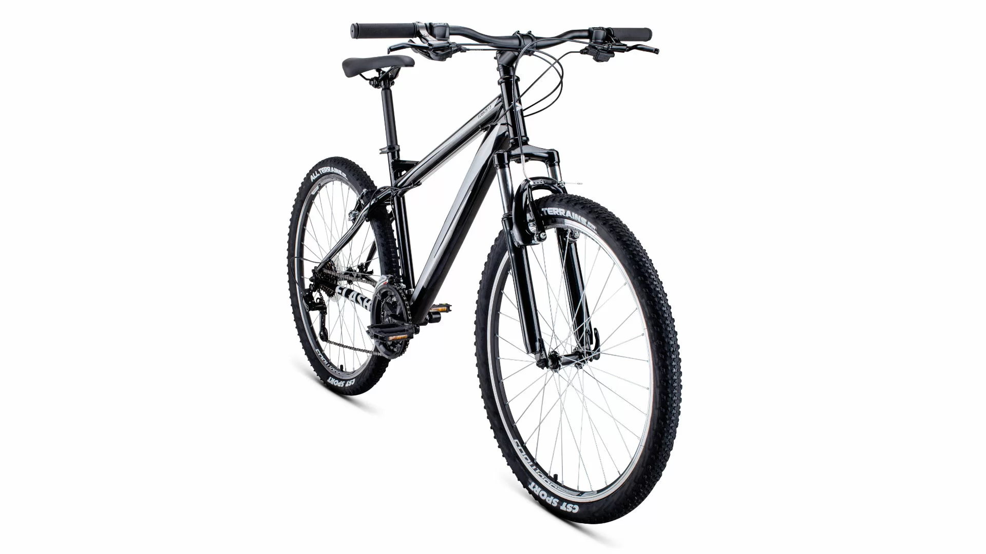 Фото Велосипед Forward Flash 26 1.0 (2022) черный/серый со склада магазина СпортСЕ