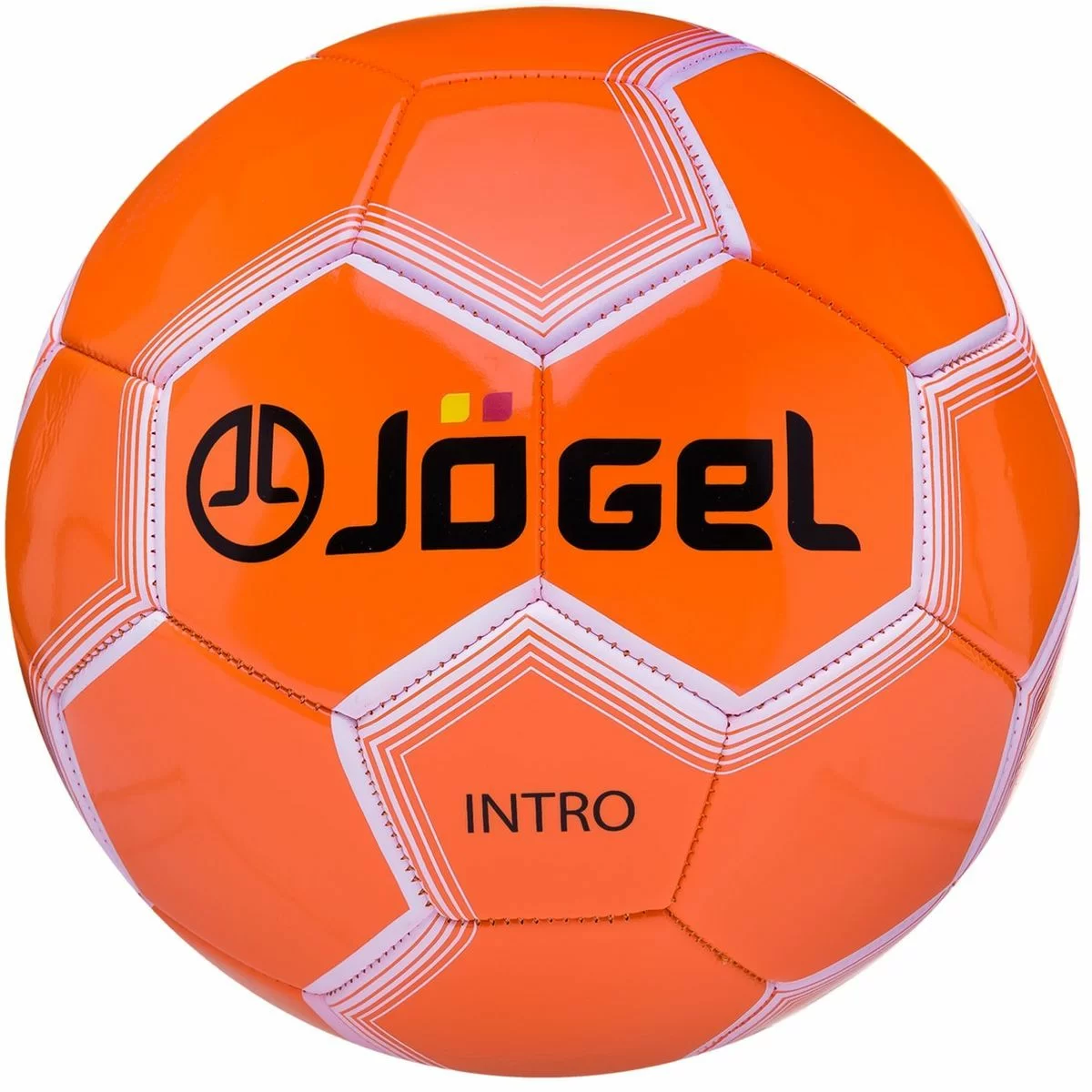 Фото Мяч футбольный Jogel JS-100 Intro №5 оранжевый УТ-00011389 со склада магазина СпортСЕ
