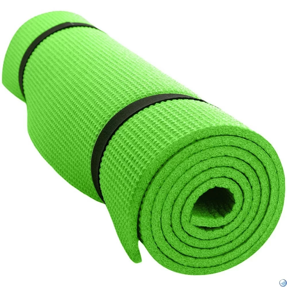 Фото Коврик гимнастический 150х60х0,6 см HKEM1208-06-GREEN зеленый 10019000 со склада магазина СпортСЕ