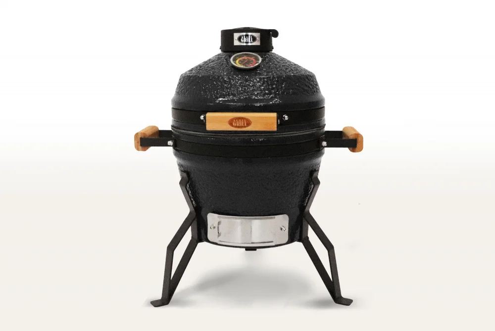  Керамический гриль-барбекю 13 дюймов (черный) (33 см) по низким ценам в Томске и Северске